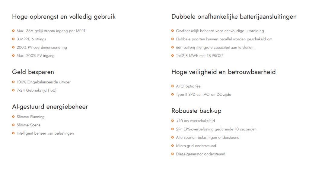 gegevens ultra omvomrer